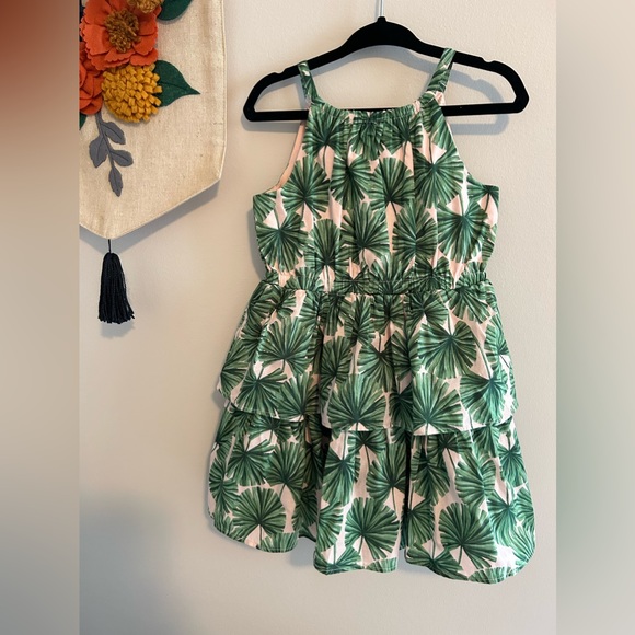 NWT Janie & Jack Palm Tree Dress 2T - Picture 1 of 2